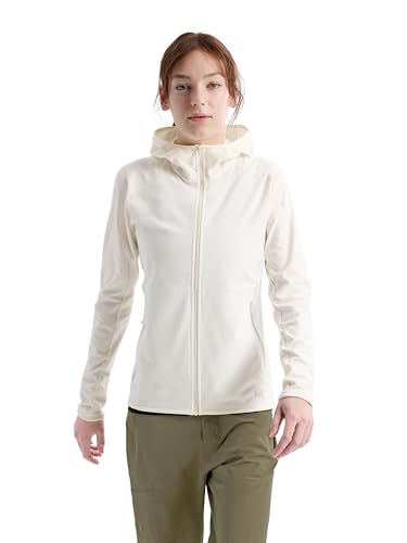 アークテリクス レディース フーディー ブラウン×ピンク 切り替え